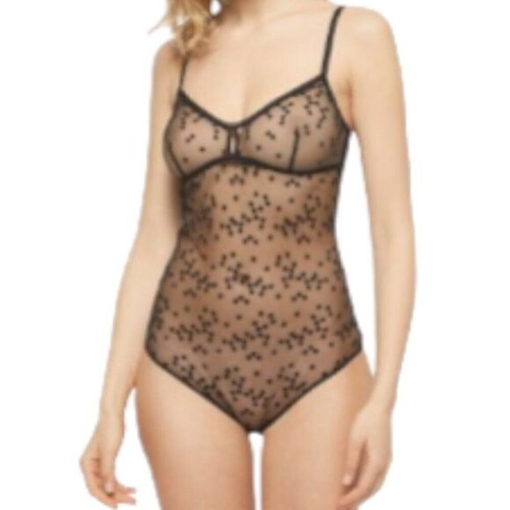 Simone Perele Party Bodysuit Black International Size INT 3 NWT